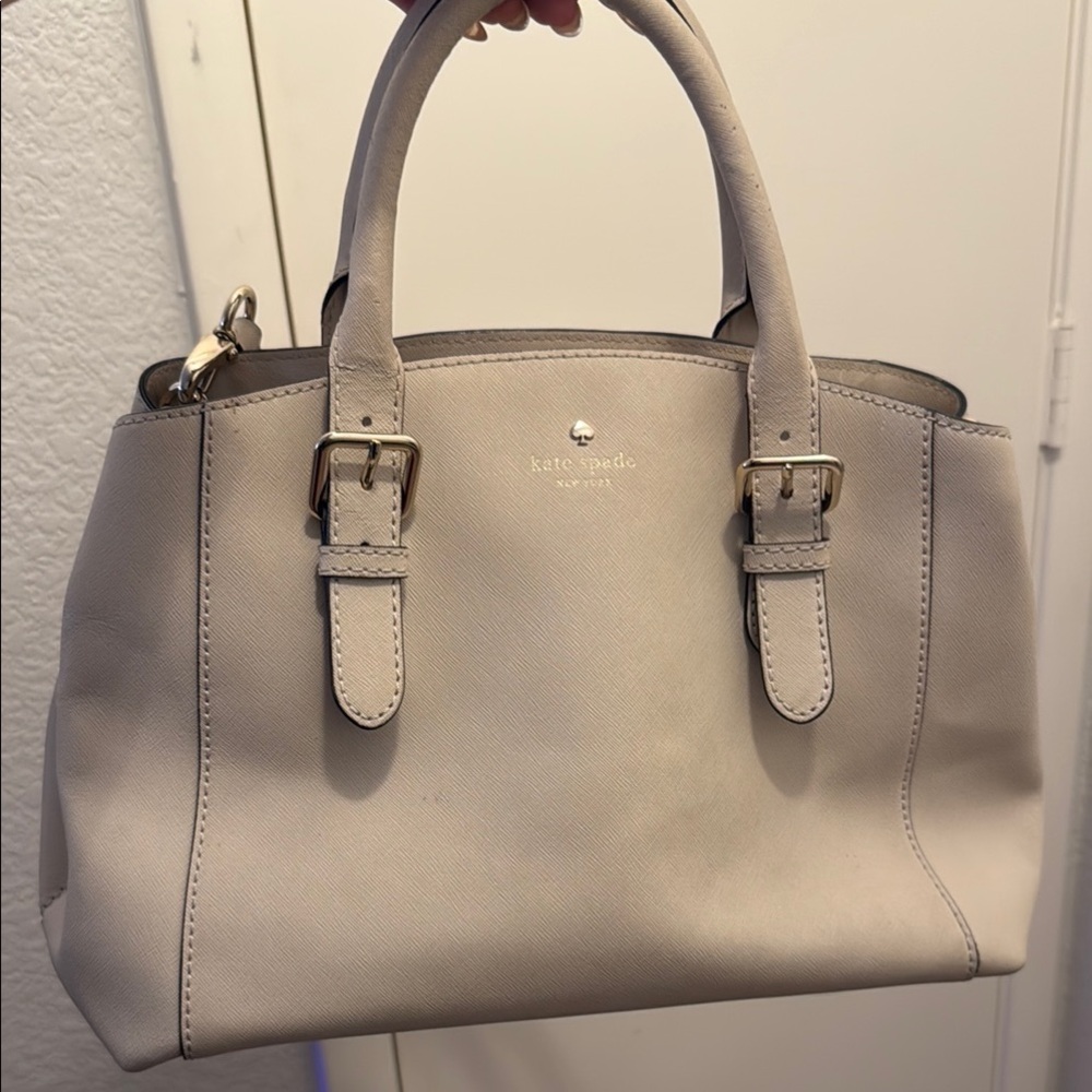Kate Spade Cream Leather Handbag